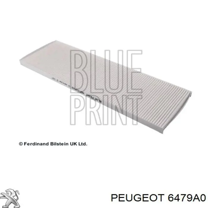6479A0 Peugeot/Citroen фильтр салона