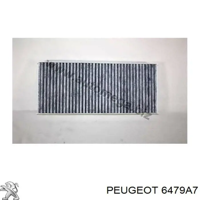 Купить 6479A7 Peugeot/Citroen Фильтр салона угольный