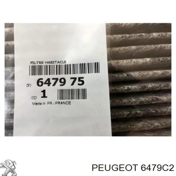 Купить 6479C2 Peugeot/Citroen Фильтр салона угольный
