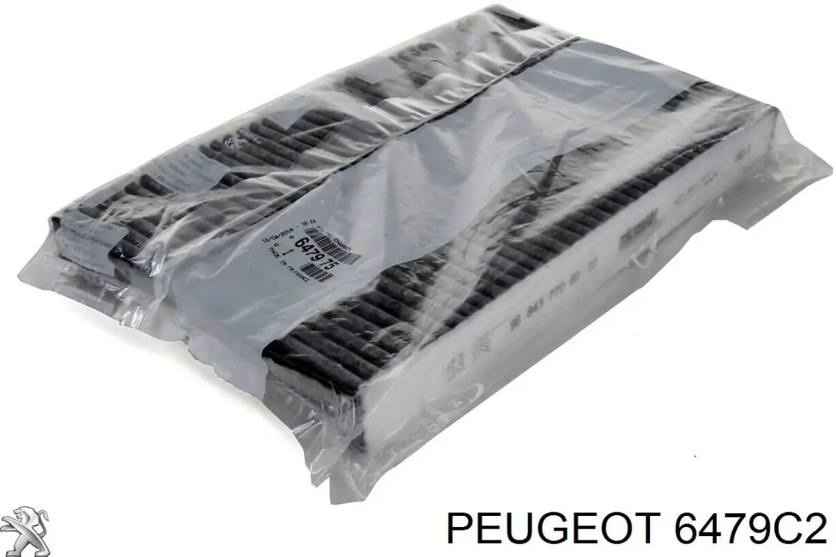 6479C2 Peugeot/Citroen Внутрисалонный фильтр