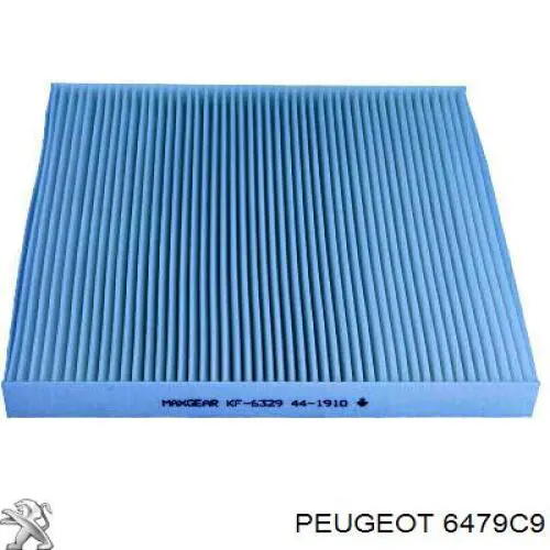 Filtro de salão Peugeot/Citroen 6479C9 preço, a partir de 20,60 USD