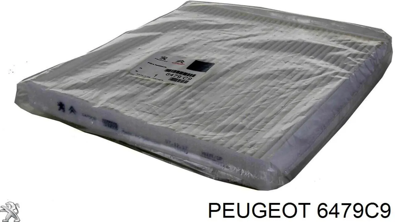Filtro de salão Peugeot/Citroen 6479C9 preço, a partir de 20,60 USD