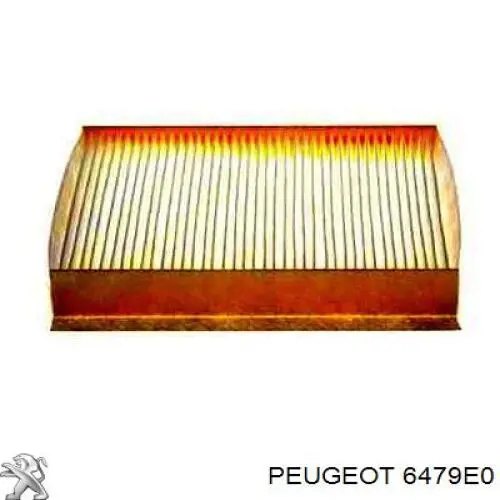 6479E0 Peugeot/Citroen фильтр салона
