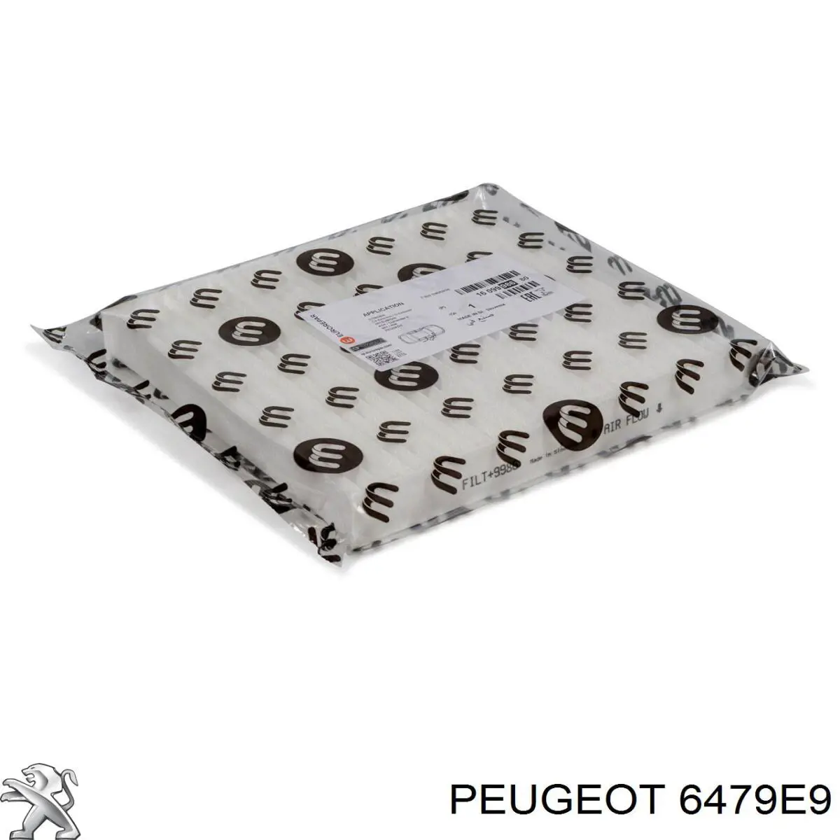 Купить 6479E9 Peugeot/Citroen Фильтр салона угольный