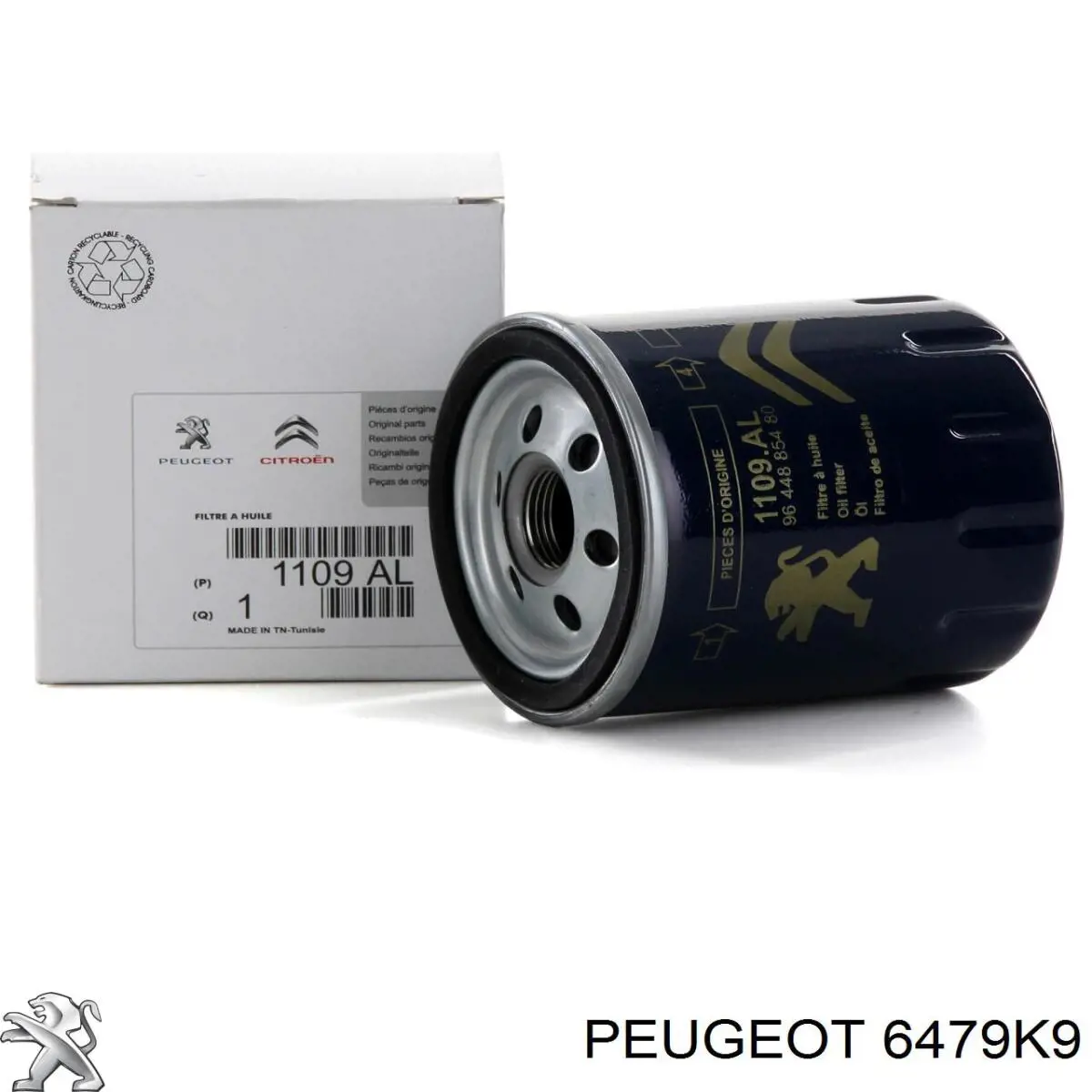 6479K9 Peugeot/Citroen Внутрисалонный фильтр