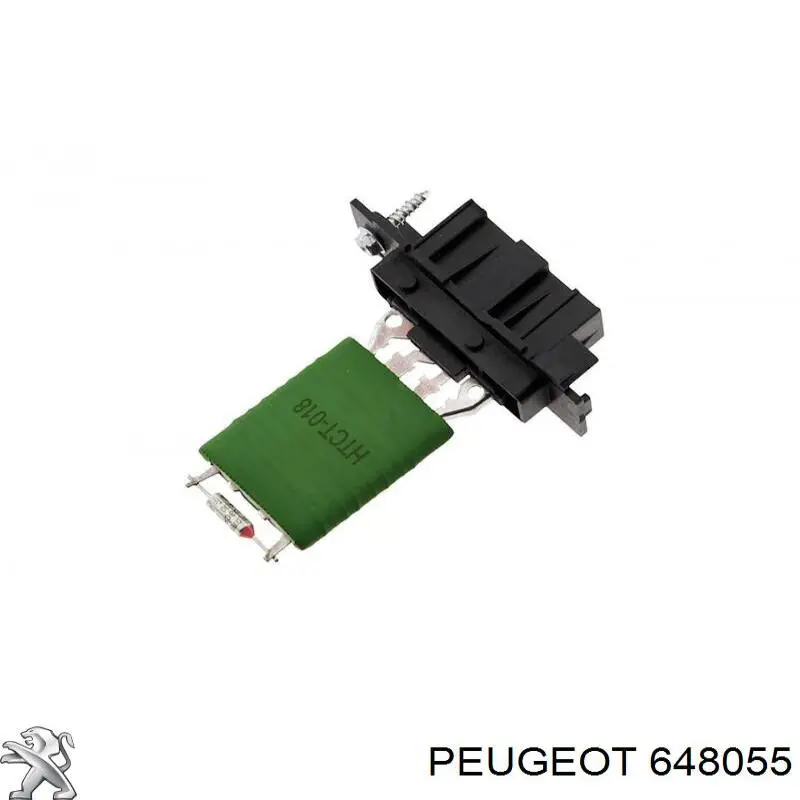 Резистор (сопротивление) вентилятора печки (отопителя салона) Peugeot/Citroen 648055