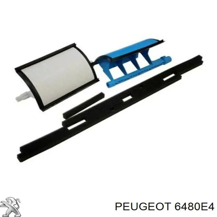6480E4 Peugeot/Citroen Ремкомплект заслонки отопителя (печки)