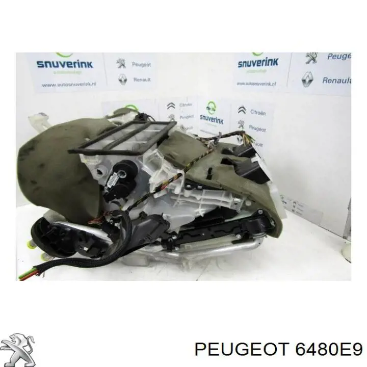 Корпус печки в сборе 6480E9 Peugeot/Citroen