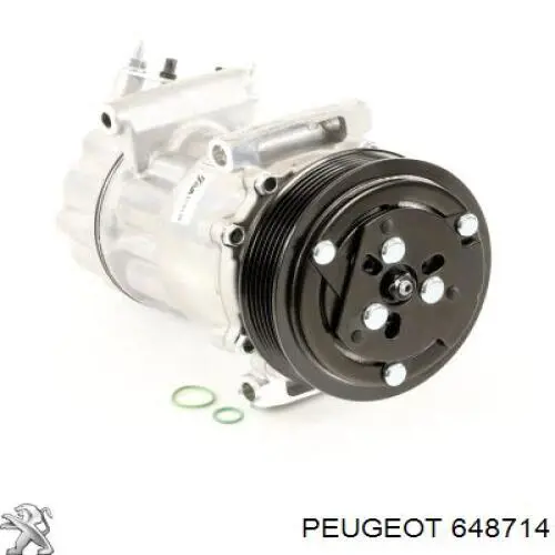 Компрессор кондиционера 648714 Peugeot/Citroen