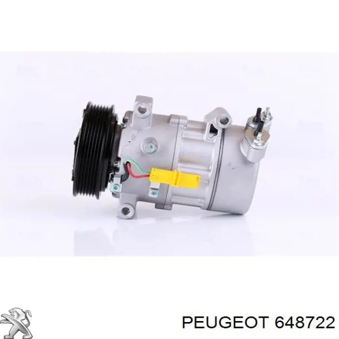 Компрессор системы кондиционирования Peugeot/Citroen 648722 цена, от 123.03 USD