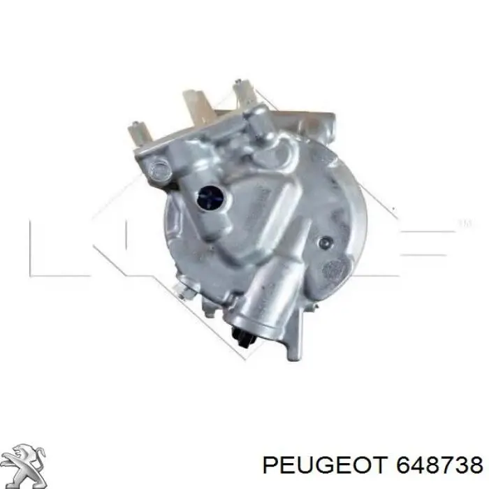 Compresor de aire acondicionado 648738 Peugeot/Citroen