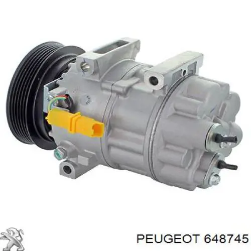 648745 Peugeot/Citroen компрессор кондиционера