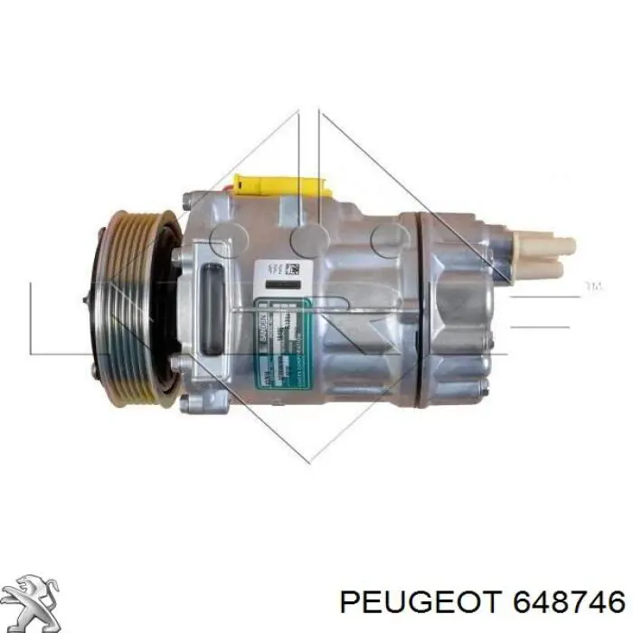 648746 Peugeot/Citroen компрессор кондиционера