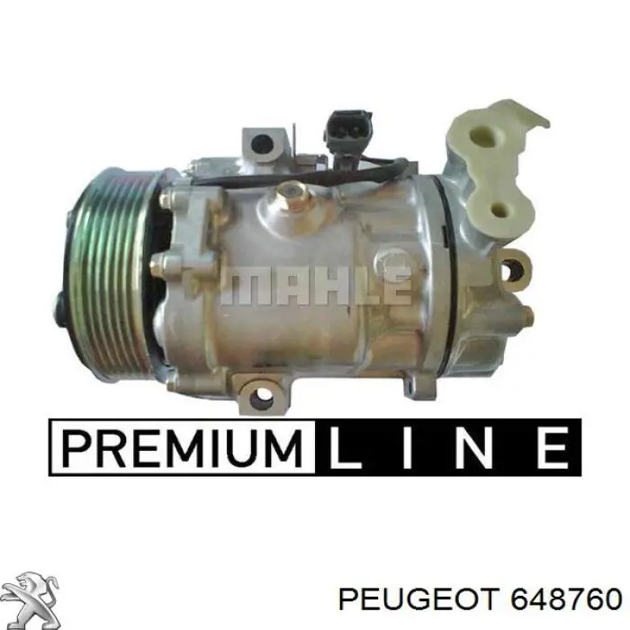 648760 Peugeot/Citroen компрессор кондиционера