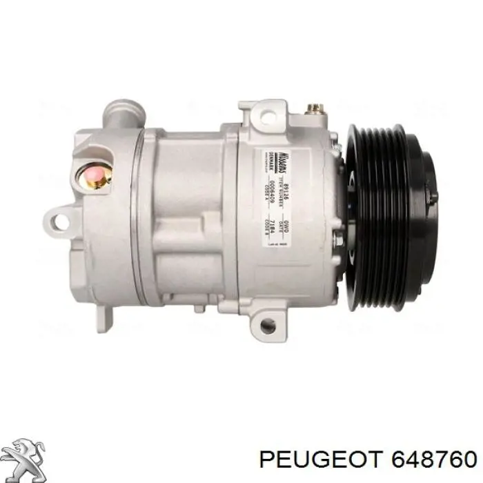 Compresor de aire acondicionado 648760 Peugeot/Citroen