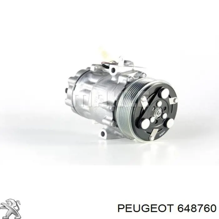 Компрессор системы кондиционирования Peugeot/Citroen 648760 цена, от 139.28 USD