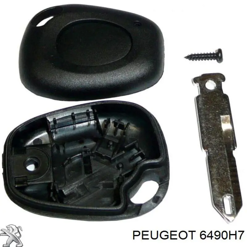 6490H7 Peugeot/Citroen кнопка включения аварийного сигнала