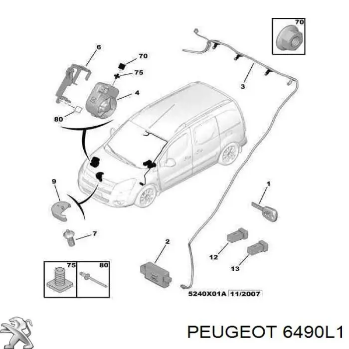 6490L1 Peugeot/Citroen 