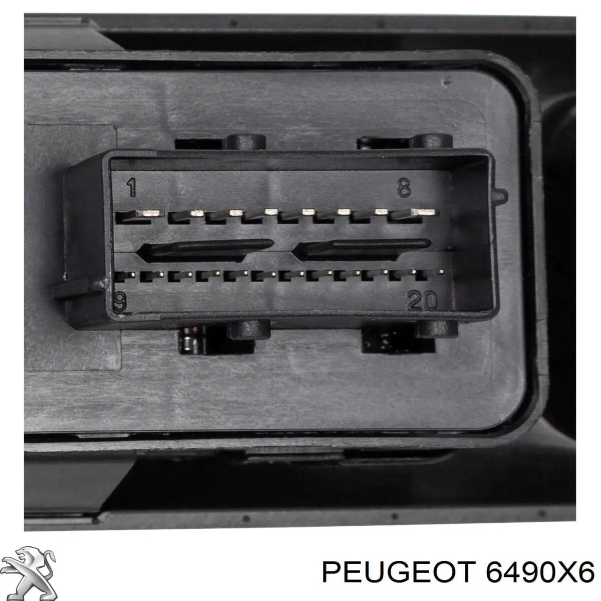 Купить 00006490X6 Peugeot/Citroen Кнопки переднего левого стеклоподъёмника