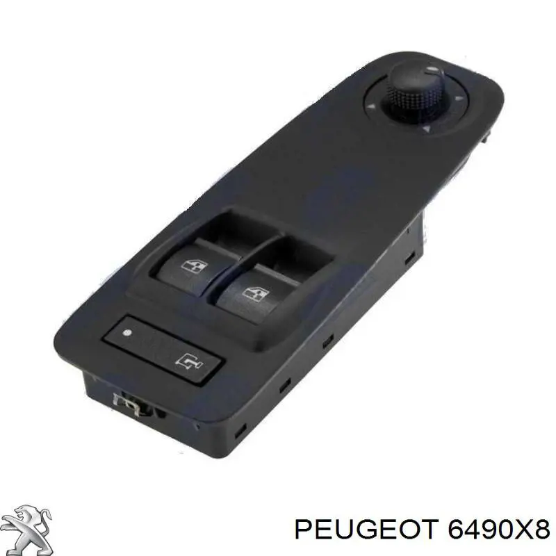 Купить 6490X8 Peugeot/Citroen Кнопки переднего левого стеклоподъёмника