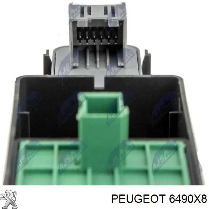 Кнопки переднего левого стеклоподъемника Peugeot/Citroen 6490X8