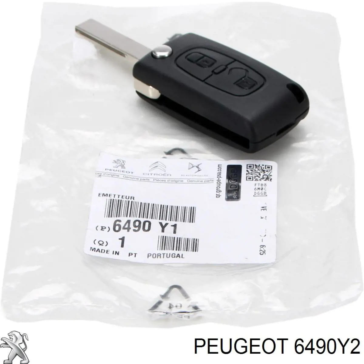 Ключ замка зажигания Peugeot/Citroen 6490Y2 цена, от 33.79 USD