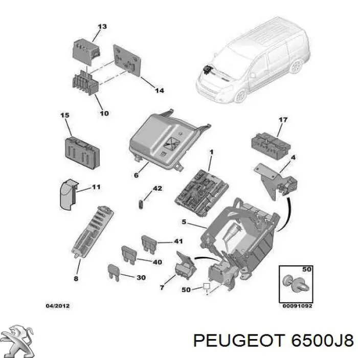 6500J8 Peugeot/Citroen 