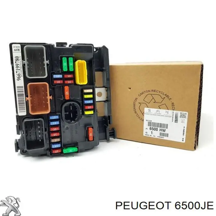 Блок предохранителей 6500JE Peugeot/Citroen