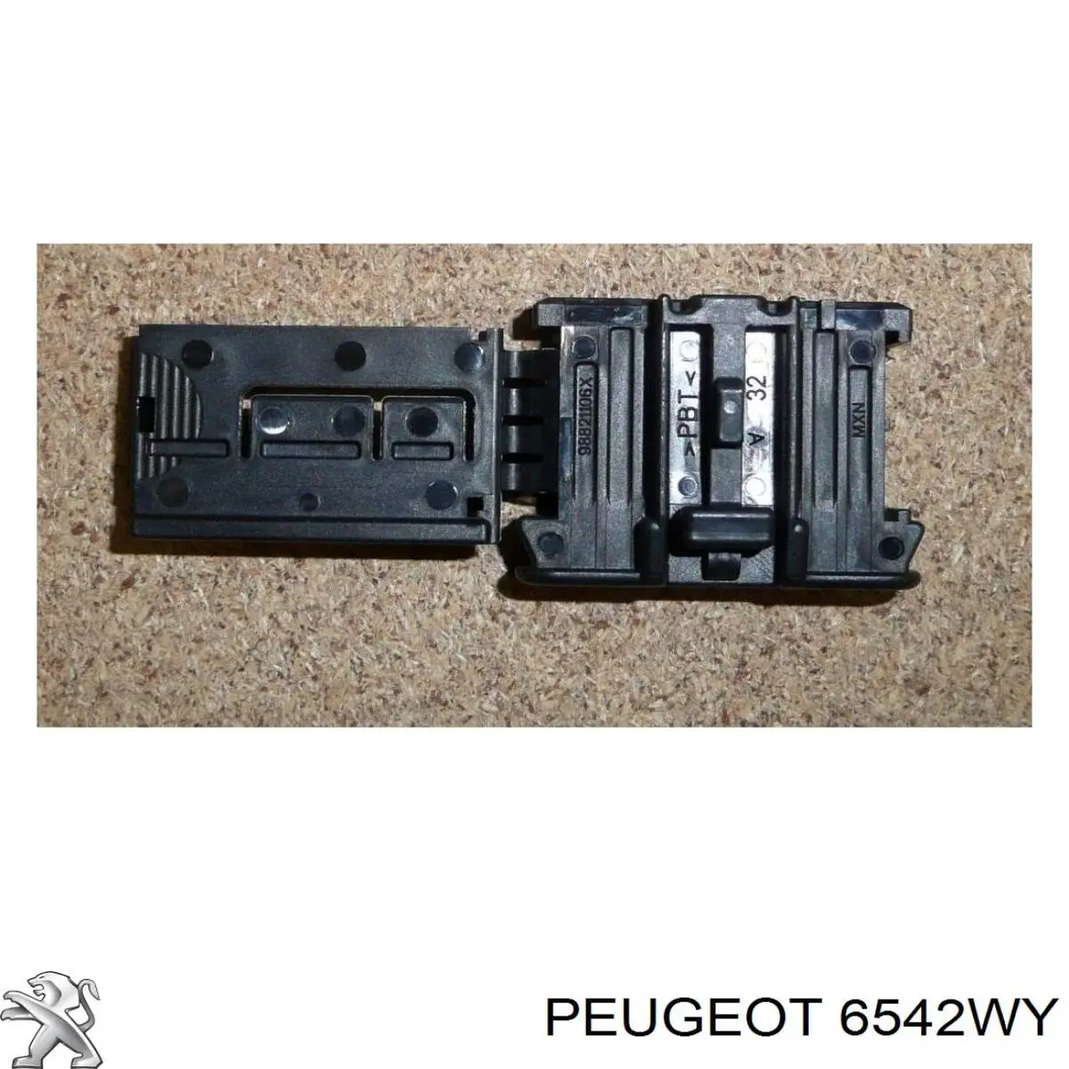 6542WY Peugeot/Citroen Кнопка включения мотора стеклоподъемника передняя левая