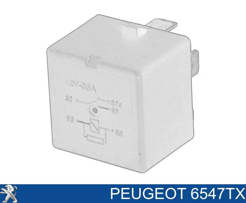 6547TX Peugeot/Citroen реле вентилятора