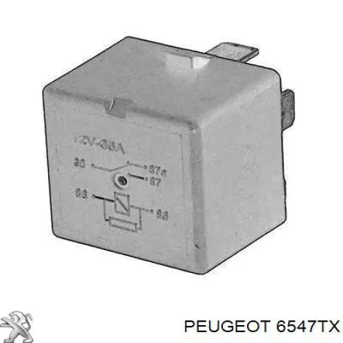 Реле вентилятора 6547TX Peugeot/Citroen