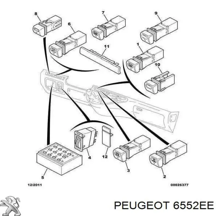 6552EE Peugeot/Citroen 