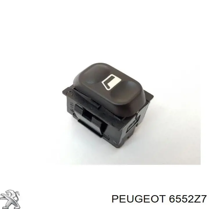 Кнопка включения мотора стеклоподъемника задняя на Peugeot Partner 5F