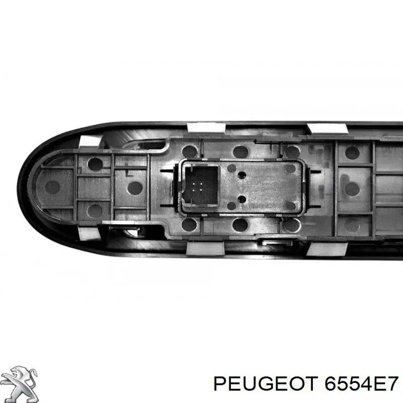 Unidade de botões dianteira direita de controlo de elevador de vidro para Peugeot 307 (3H)