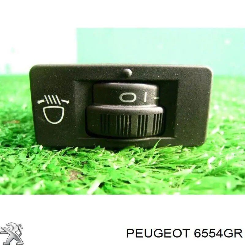 6554GR Peugeot/Citroen кнопка (регулятор корректора фар)
