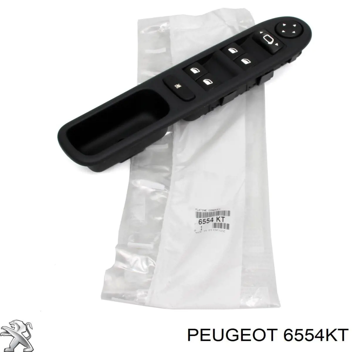 Купить 6554AQ Peugeot/Citroen Кнопки переднего левого стеклоподъёмника
