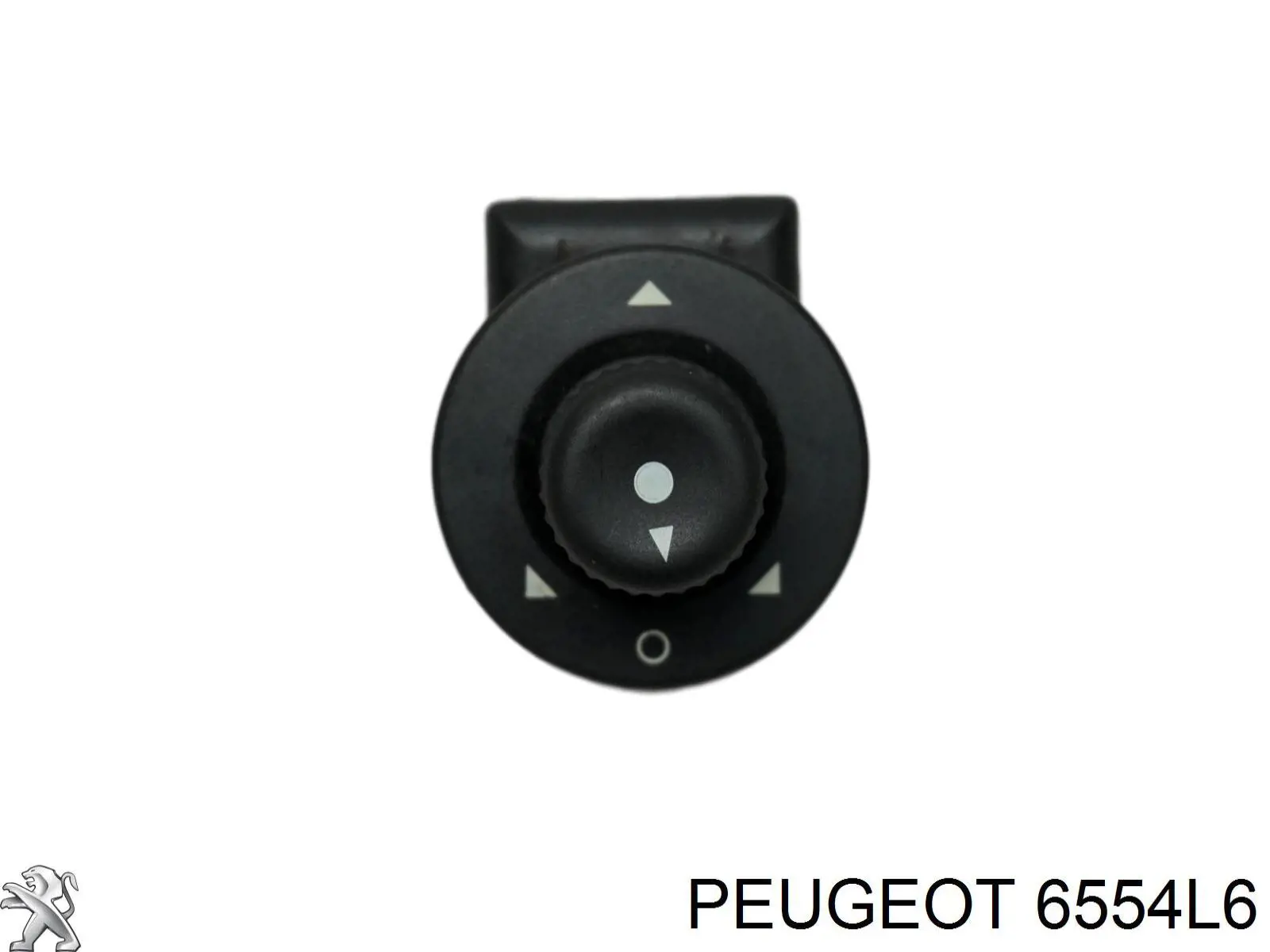 6554L6 Peugeot/Citroen unidade de controlo dos espelhos de retrovisão, na porta