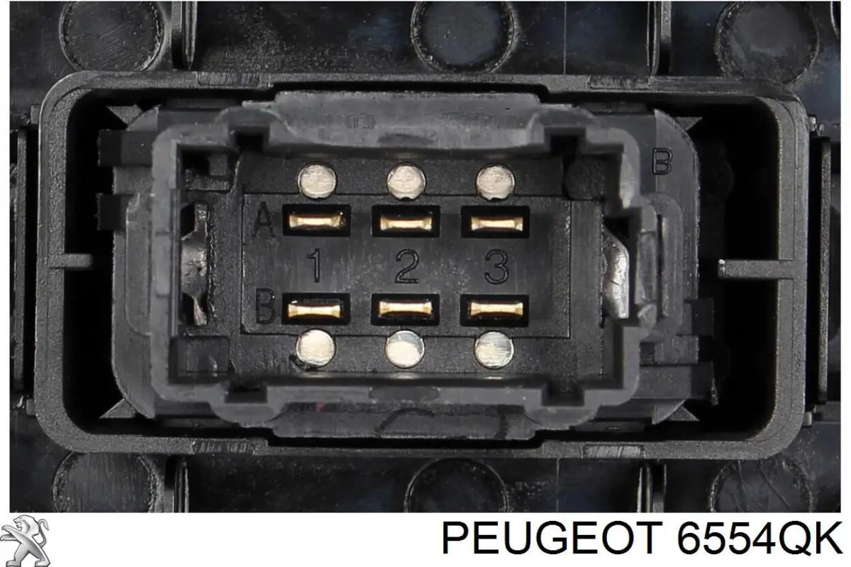 Botão dianteiro direito de ativação de motor de acionamento de vidro para Peugeot 207 (WA, WC)