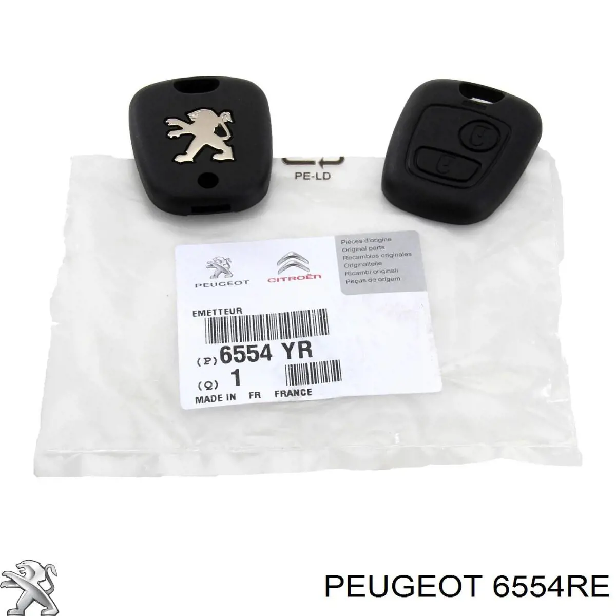Брелок управления сигнализацией Peugeot/Citroen 6554RE цена, от 247.55 USD