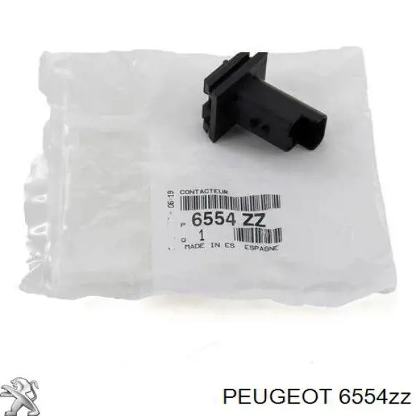 Кнопка привода замка крышки багажника (двери 3/5-й (ляды) PEUGEOT 6554ZZ