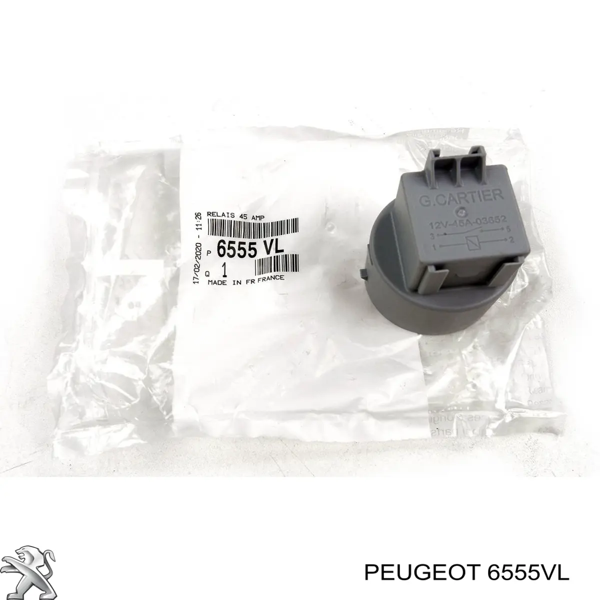 Многофункциональное реле Peugeot/Citroen 6555VL