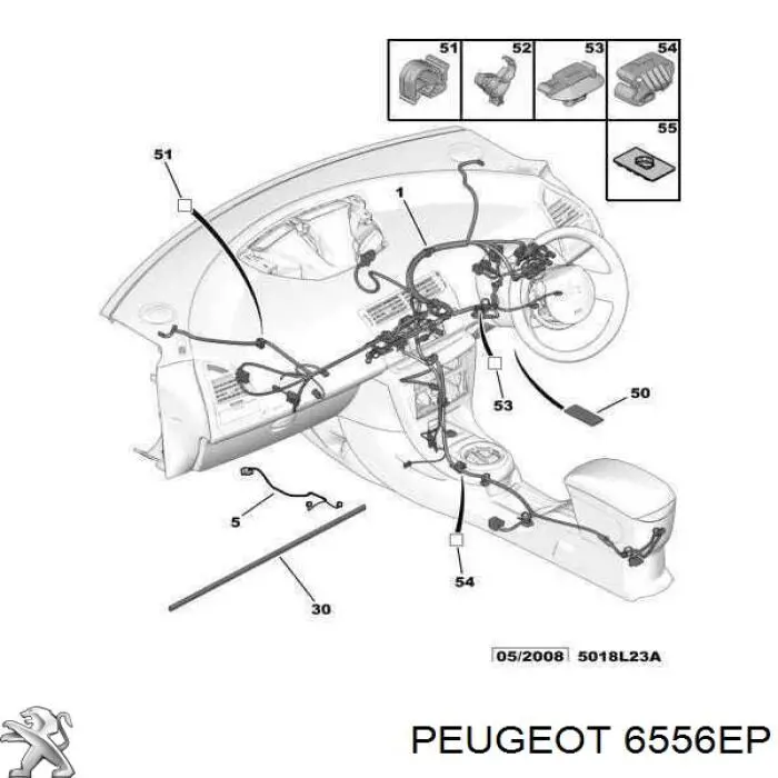  Peugeot/Citroen 6556EP цена, от 2.21 USD