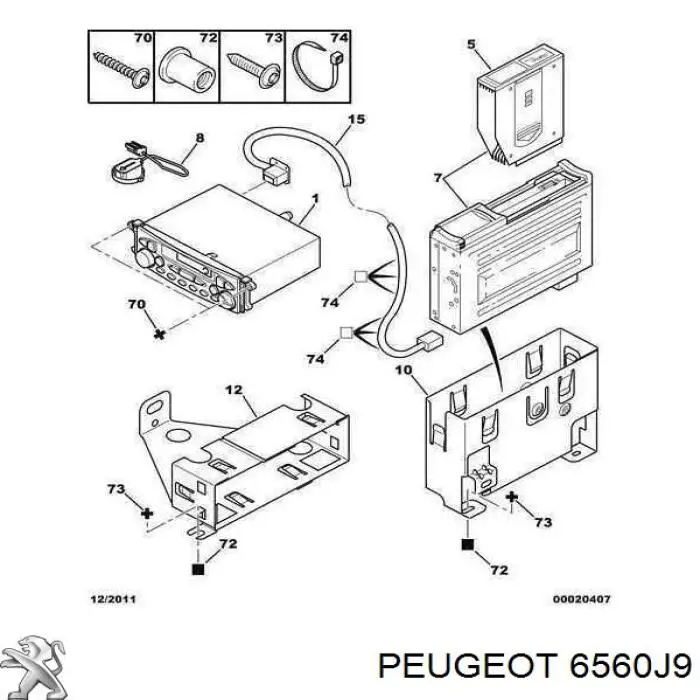 6560J9 Peugeot/Citroen 