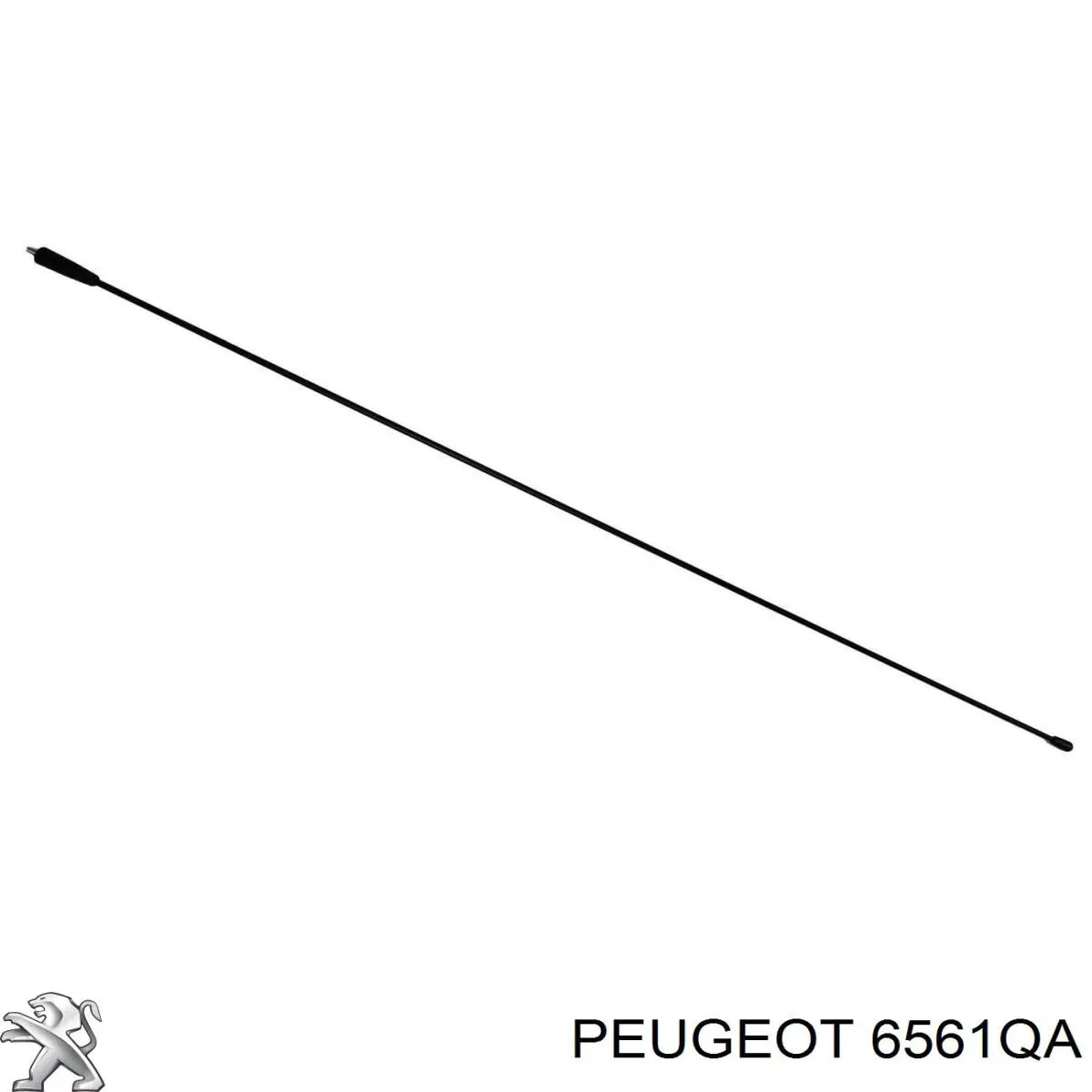 6561QA Peugeot/Citroen шток антенны