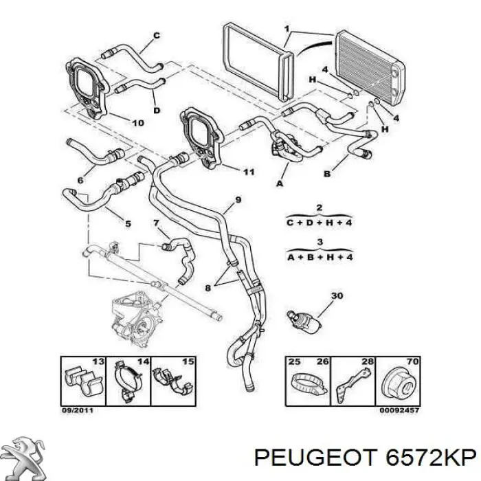 6572KP Peugeot/Citroen 