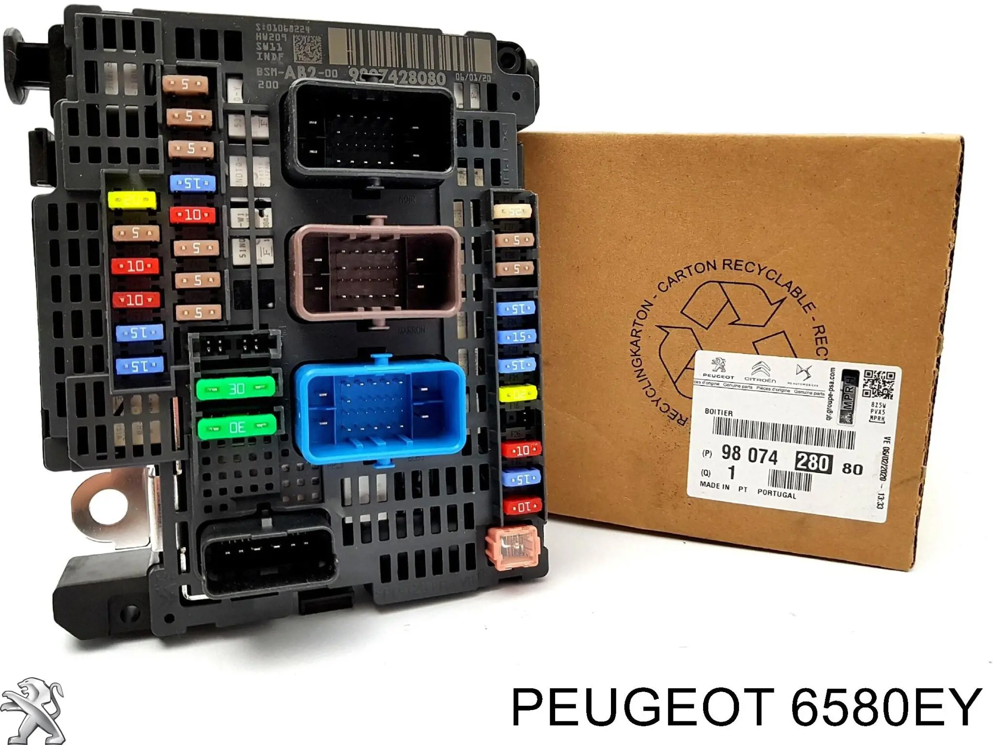Блок предохранителей задний салонный Peugeot/Citroen 6580EY цена, от 97.56 USD