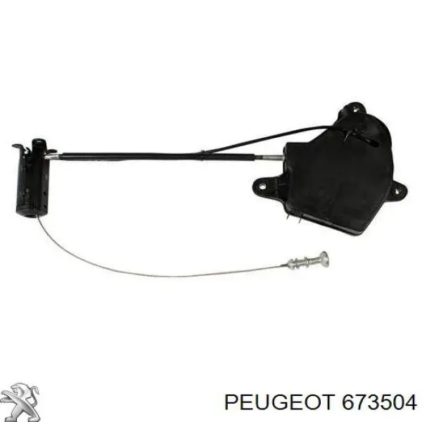673504 Peugeot/Citroen guincho da roda de recambio