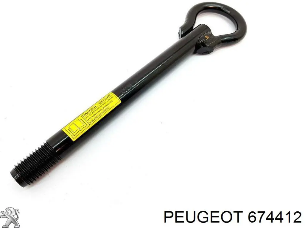 Крюк буксировочный на Peugeot 307 3A, 3C