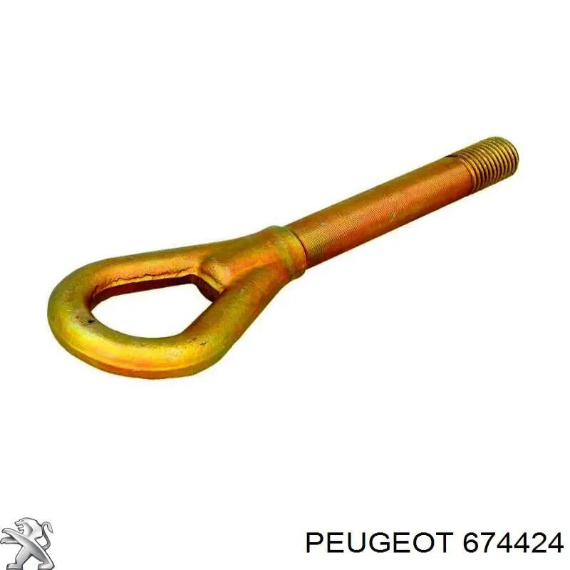 Крюк буксировочный 674424 Peugeot/Citroen