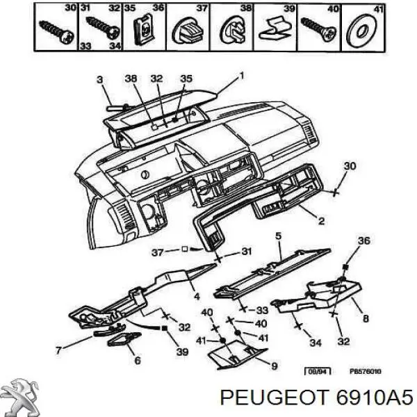  Peugeot/Citroen 6910A5 цена, от  USD